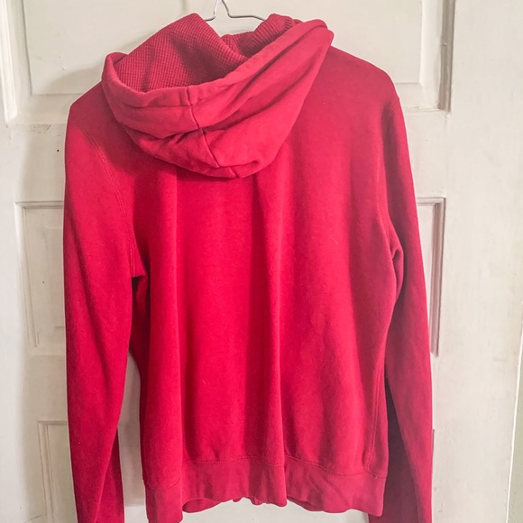 Red fleece-lined Aeropostale hooded jacket - Picture 5 of 5